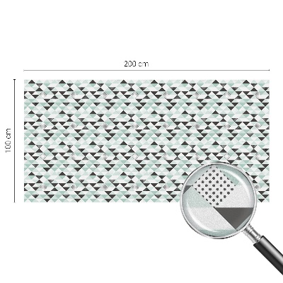 Vinilo para cristales efecto vitral Patrones triangulares