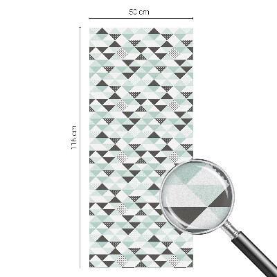 Vinilo para cristales efecto vitral Patrones triangulares