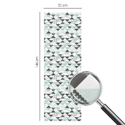 Vinilo para cristales efecto vitral Patrones triangulares