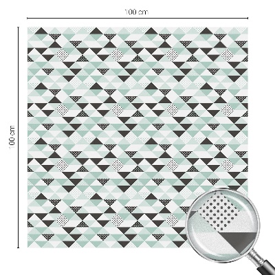 Vinilo para cristales efecto vitral Patrones triangulares