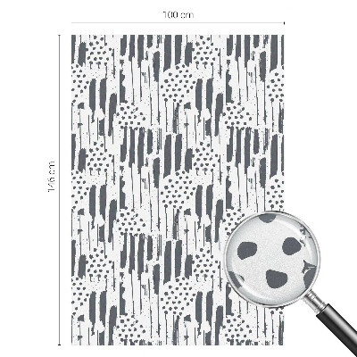 Vinilo ventana privacidad Rayas y puntos