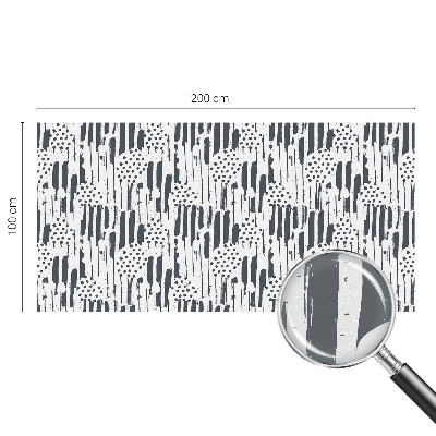 Vinilo ventana privacidad Rayas y puntos