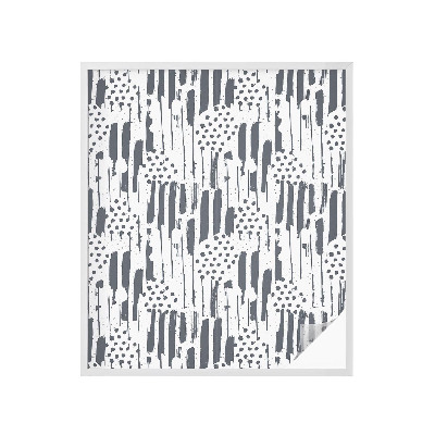 Vinilo ventana privacidad Rayas y puntos