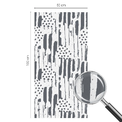 Vinilo ventana privacidad Rayas y puntos