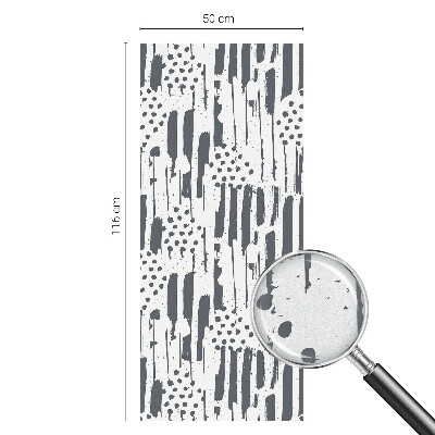 Vinilo ventana privacidad Rayas y puntos