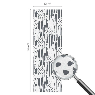 Vinilo ventana privacidad Rayas y puntos