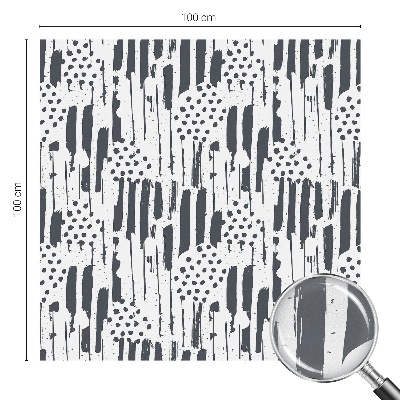 Vinilo ventana privacidad Rayas y puntos