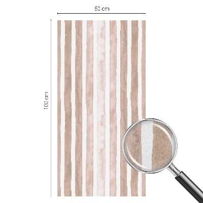 Vinilo para ventanas motivo vitral cinturones marrones