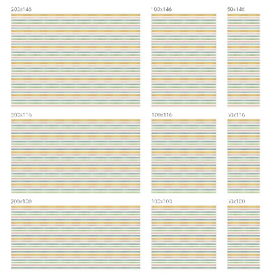 Vinilo decorativo adhesivo para cristales Rayas pastel