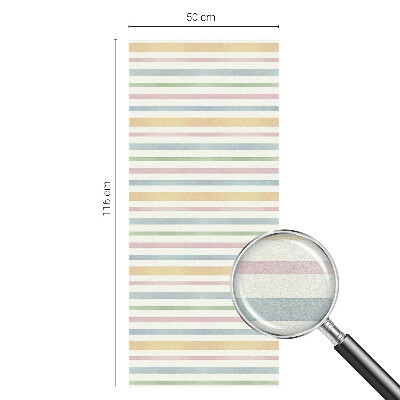 Vinilo decorativo adhesivo para cristales Rayas pastel