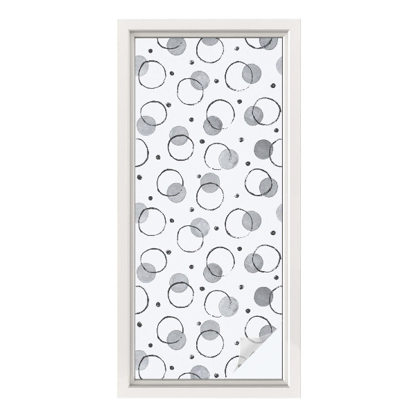 Vinilo para cristales opaco decorativo ruedas grises