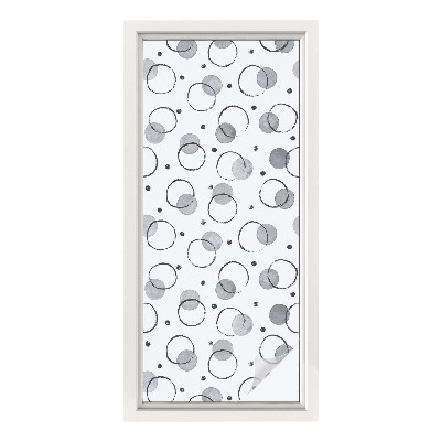 Vinilo para cristales opaco decorativo ruedas grises