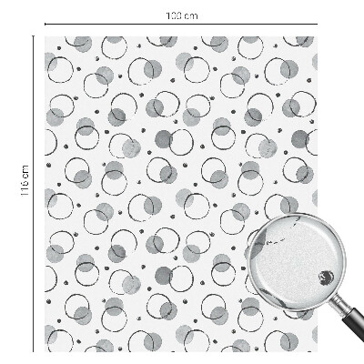 Vinilo para cristales opaco decorativo ruedas grises