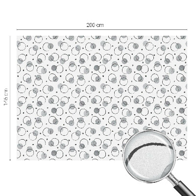 Vinilo para cristales opaco decorativo ruedas grises