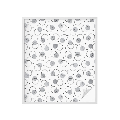 Vinilo para cristales opaco decorativo ruedas grises