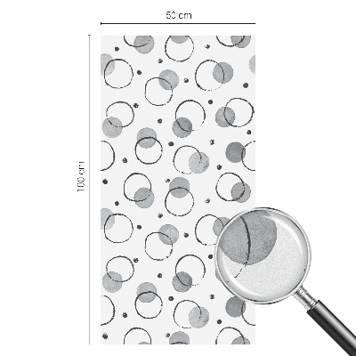 Vinilo para cristales opaco decorativo ruedas grises