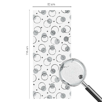 Vinilo para cristales opaco decorativo ruedas grises