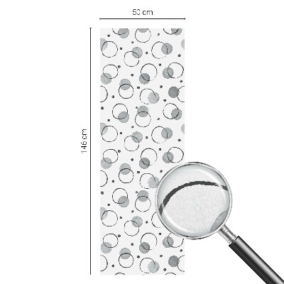 Vinilo para cristales opaco decorativo ruedas grises