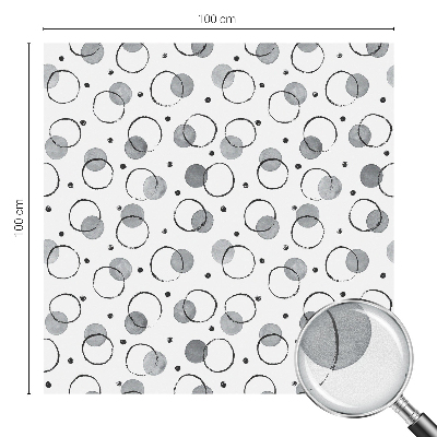 Vinilo para cristales opaco decorativo ruedas grises