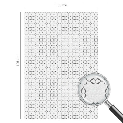 Vinilo para cristales efecto vitral líneas geométricas