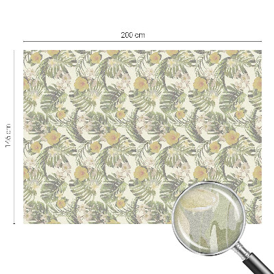 Vinilo para ventanas motivo vitral Tema tropical