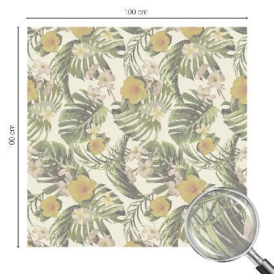 Vinilo para ventanas motivo vitral Tema tropical