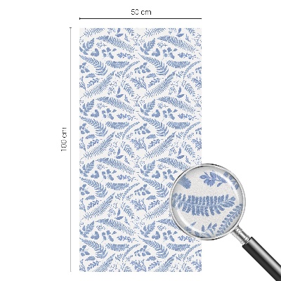 Vinilo para cristales opaco decorativo hojas de helecho