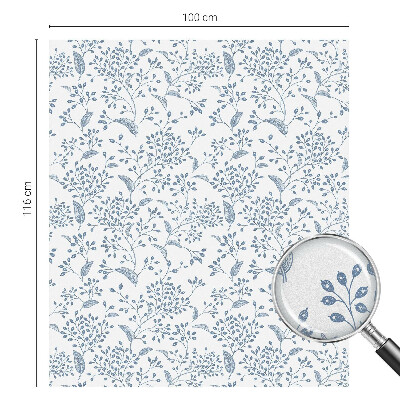 Vinilo para cristales efecto vitral Motivo vegetal