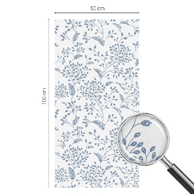 Vinilo para cristales efecto vitral Motivo vegetal