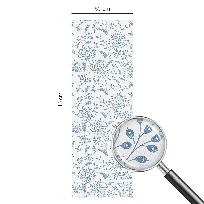 Vinilo para cristales efecto vitral Motivo vegetal