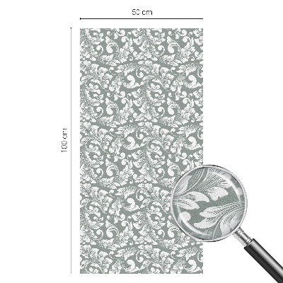 Vinilo ventana privacidad Elegancia frondosa