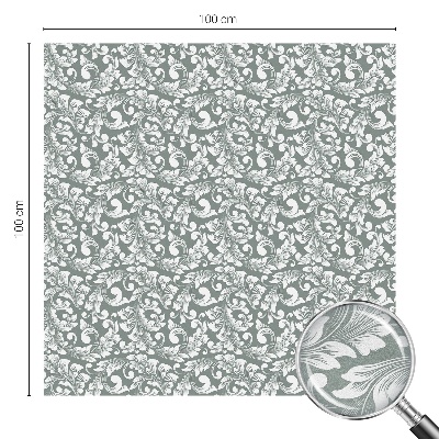 Vinilo ventana privacidad Elegancia frondosa