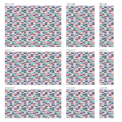 Vinilo decorativo adhesivo para cristales Patrones coloridos