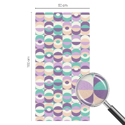 Vinilo decorativo adhesivo para cristales Patrones coloridos