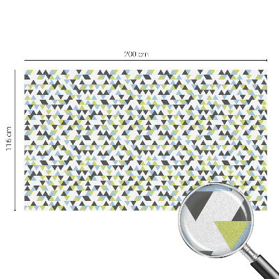 Vinilo para ventanas motivo vitral Triángulos geométricos