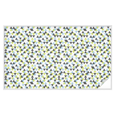 Vinilo para ventanas motivo vitral Triángulos geométricos