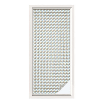 Vinilo ventana privacidad Triángulos geométricos