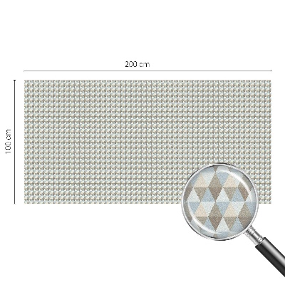 Vinilo ventana privacidad Triángulos geométricos