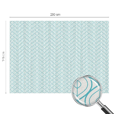 Vinilo para cristales efecto vitral Simetría ovalada