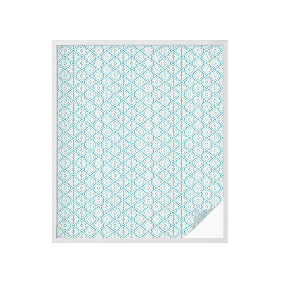 Vinilo para cristales efecto vitral Simetría ovalada