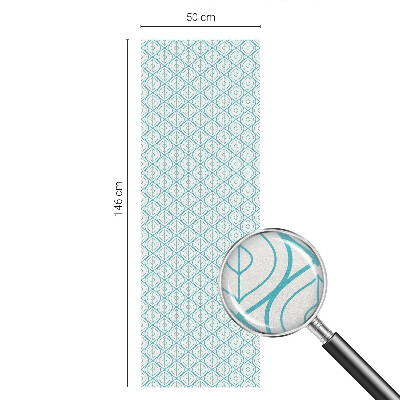 Vinilo para cristales efecto vitral Simetría ovalada