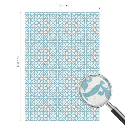 Vinilo decorativo adhesivo para cristales Adornos azules