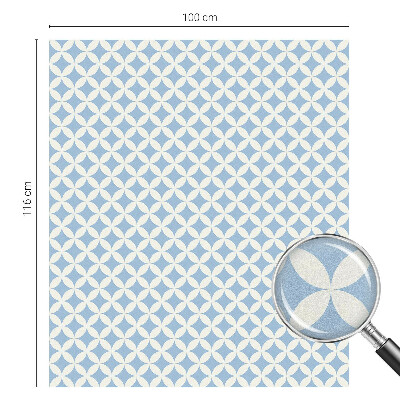 Vinilo para ventanas motivo vitral Elegancia geométrica