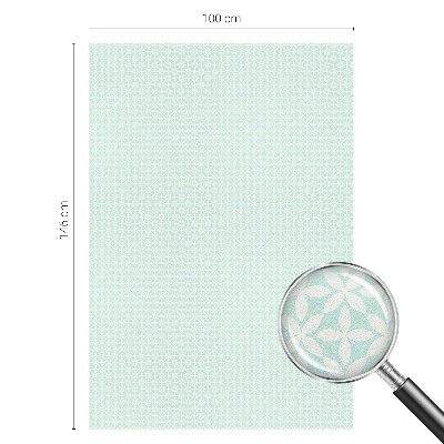 Vinilo para cristales efecto vitral Simetría floral