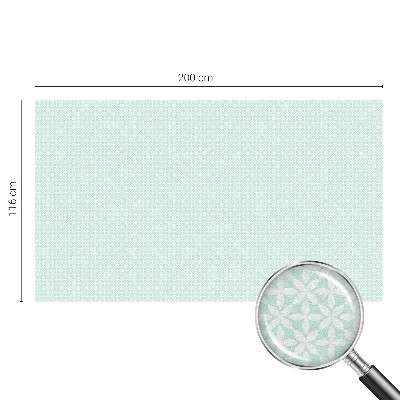 Vinilo para cristales efecto vitral Simetría floral