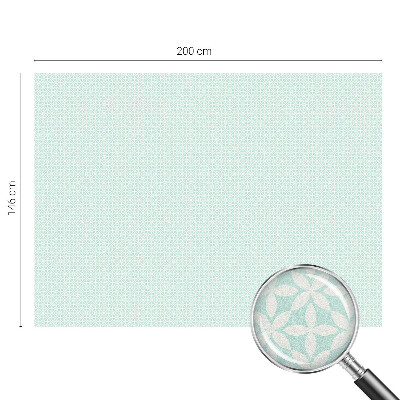 Vinilo para cristales efecto vitral Simetría floral