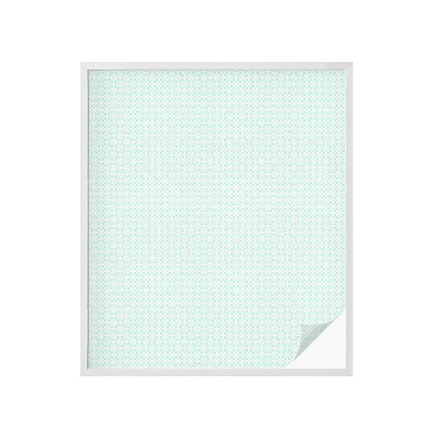 Vinilo para cristales efecto vitral Simetría floral