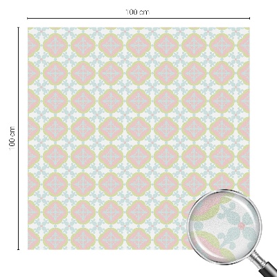 Vinilo para ventanas motivo vitral Adorno pastel