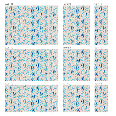 Vinilo ventana privacidad Patrones geométricos