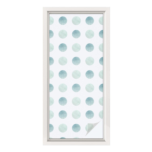 Vinilo decorativo adhesivo para cristales Círculos delicados